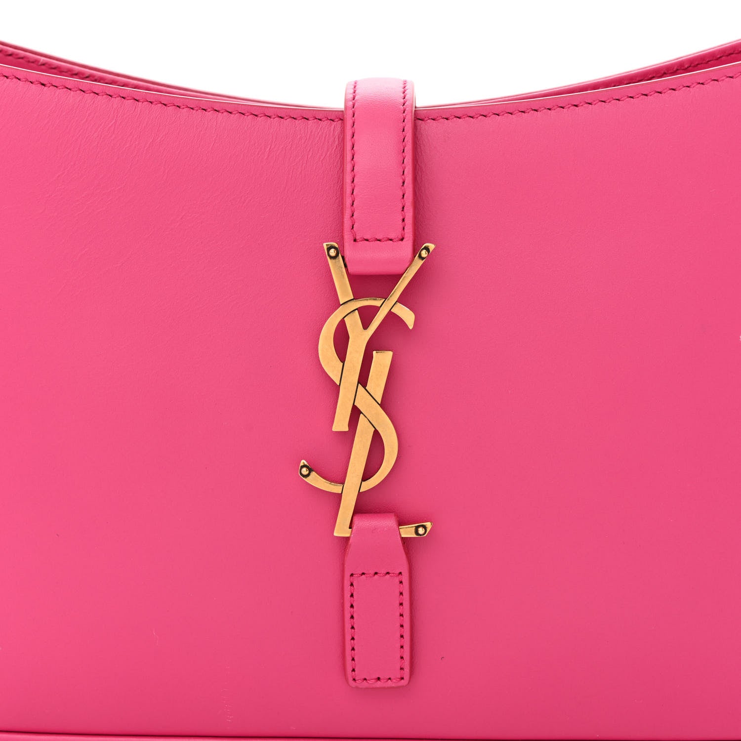 Saint Laurent Smooth Calfskin Le 5 A 7 Hobo Bubblegum 8 of 10