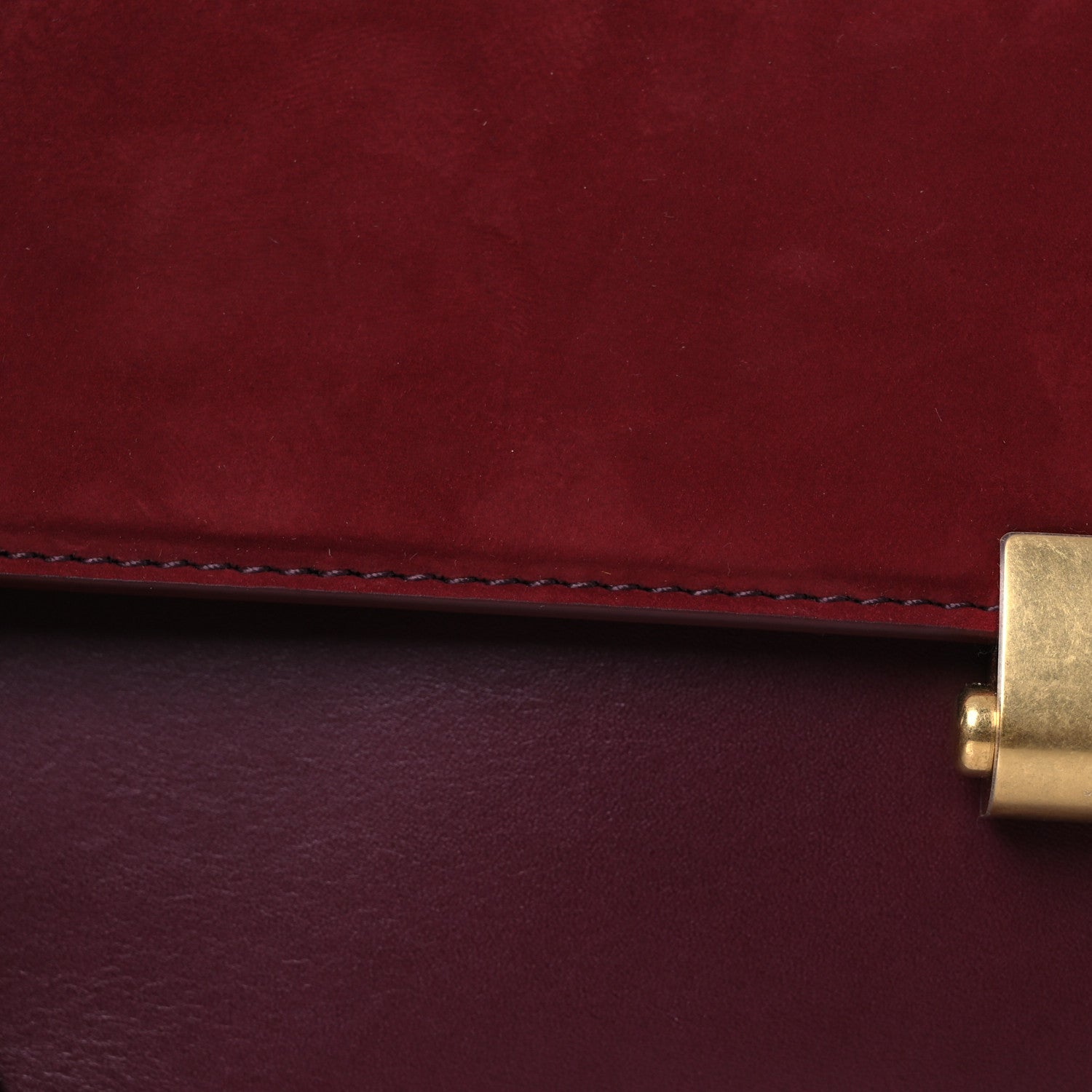 The Row Calfskin Suede Laurie Crosbody Syram Red Chianti 8 of 12