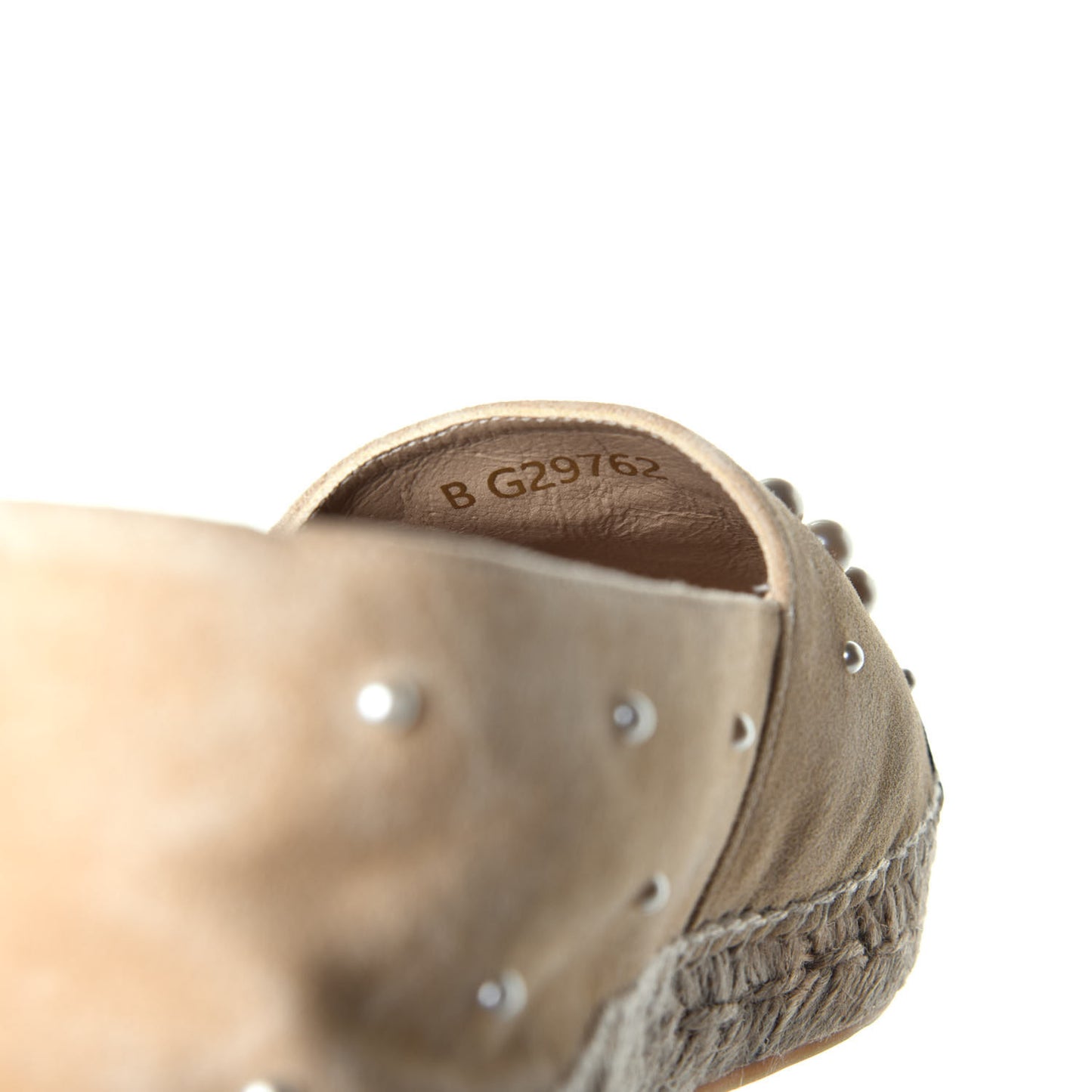 Suede Pearl CC Espadrilles 39 Beige Black