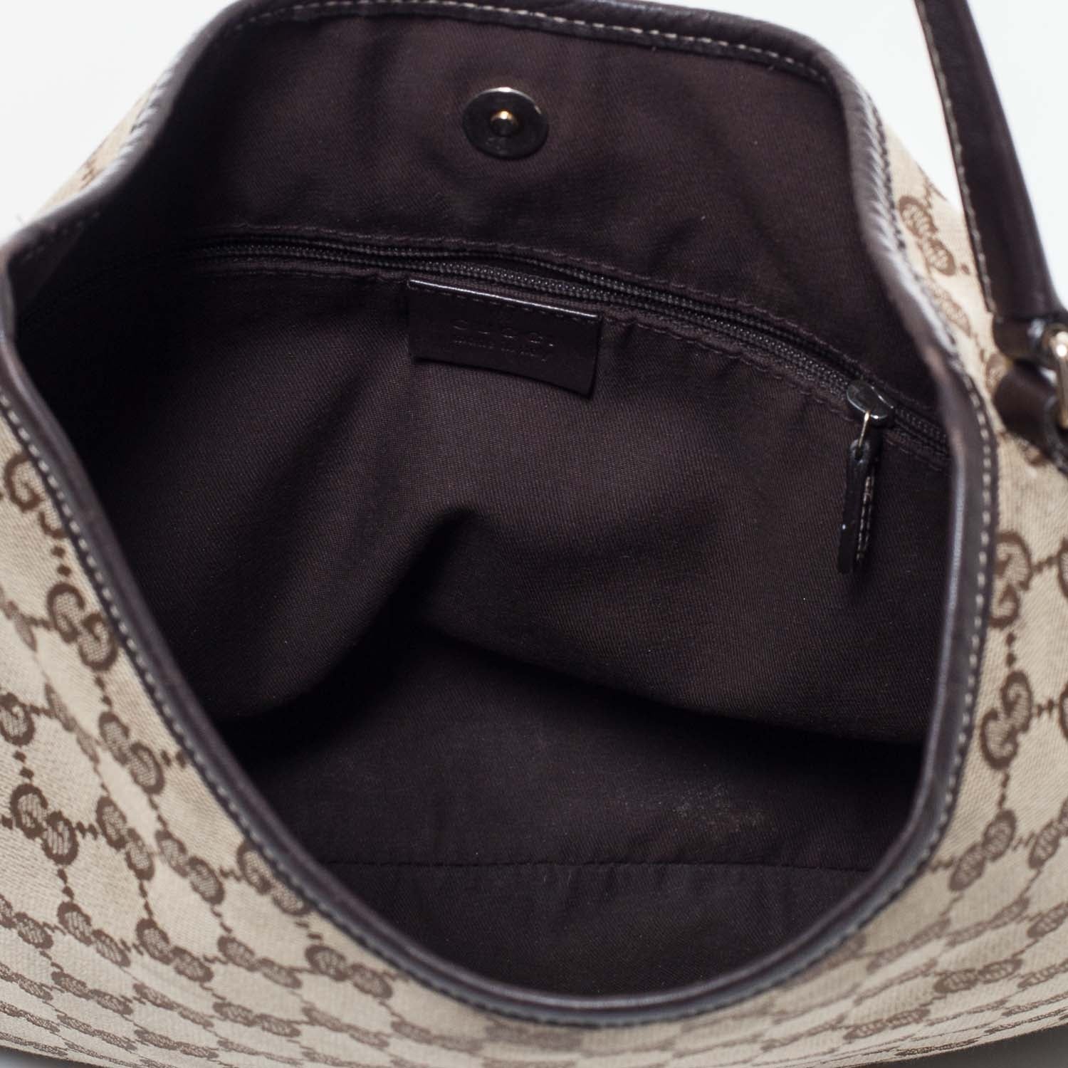 Gucci Monogram New Britt Medium Hobo Ebony 6 of 8