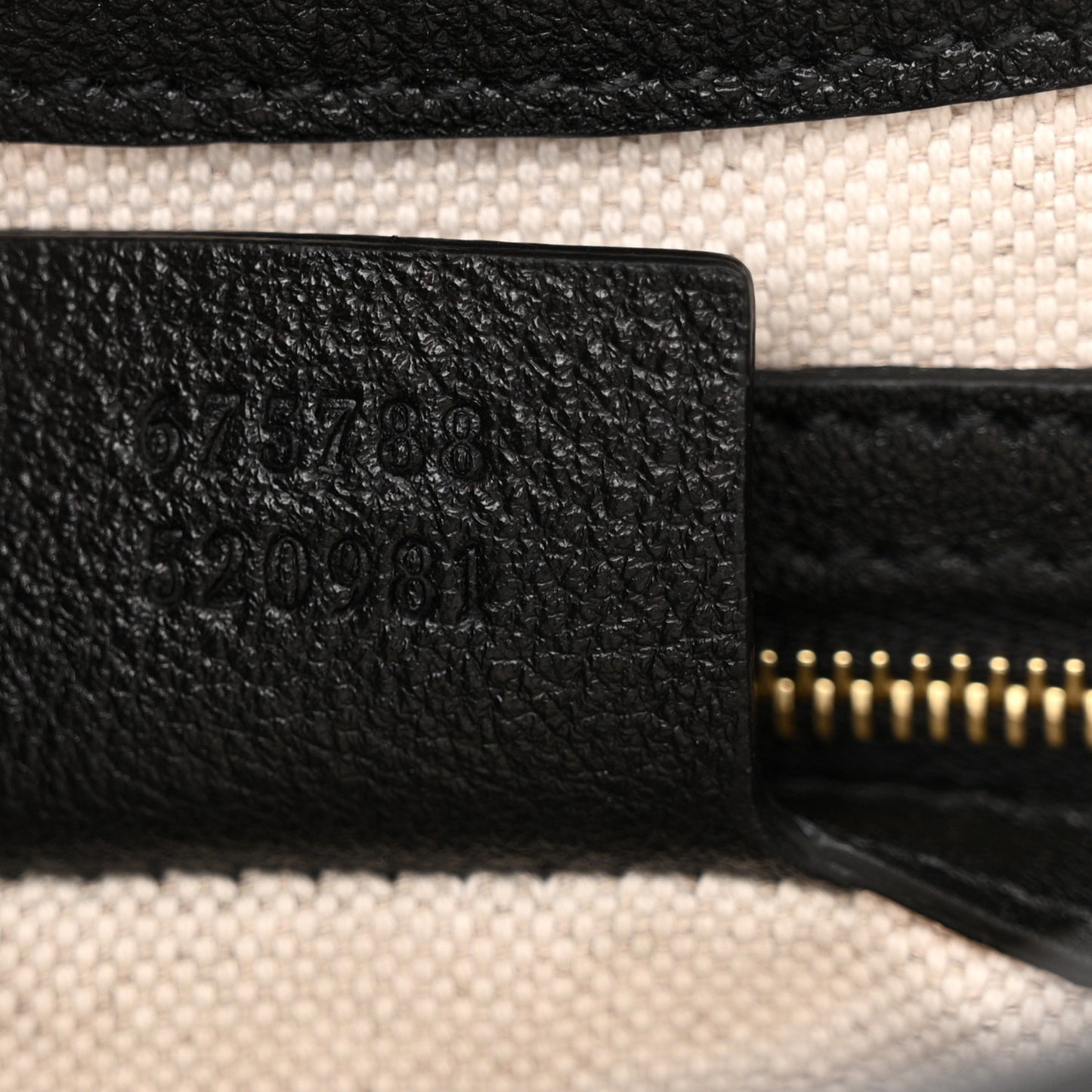 Wonka Grain Calfskin GG Monogram Debossed Small Padlock Shoulder Bag Mystic White Black