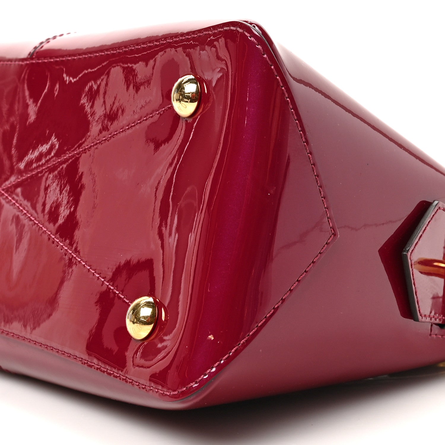 Louis Vuitton Patent Calfskin Miroir Tote Magenta 8 of 8