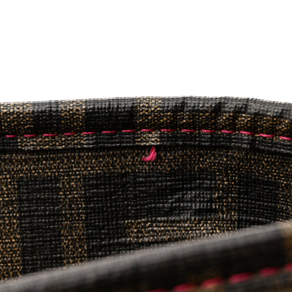 Fendi Zucca Spalmati Medium Roll Tote Tobacco Fuxia 11 of 11