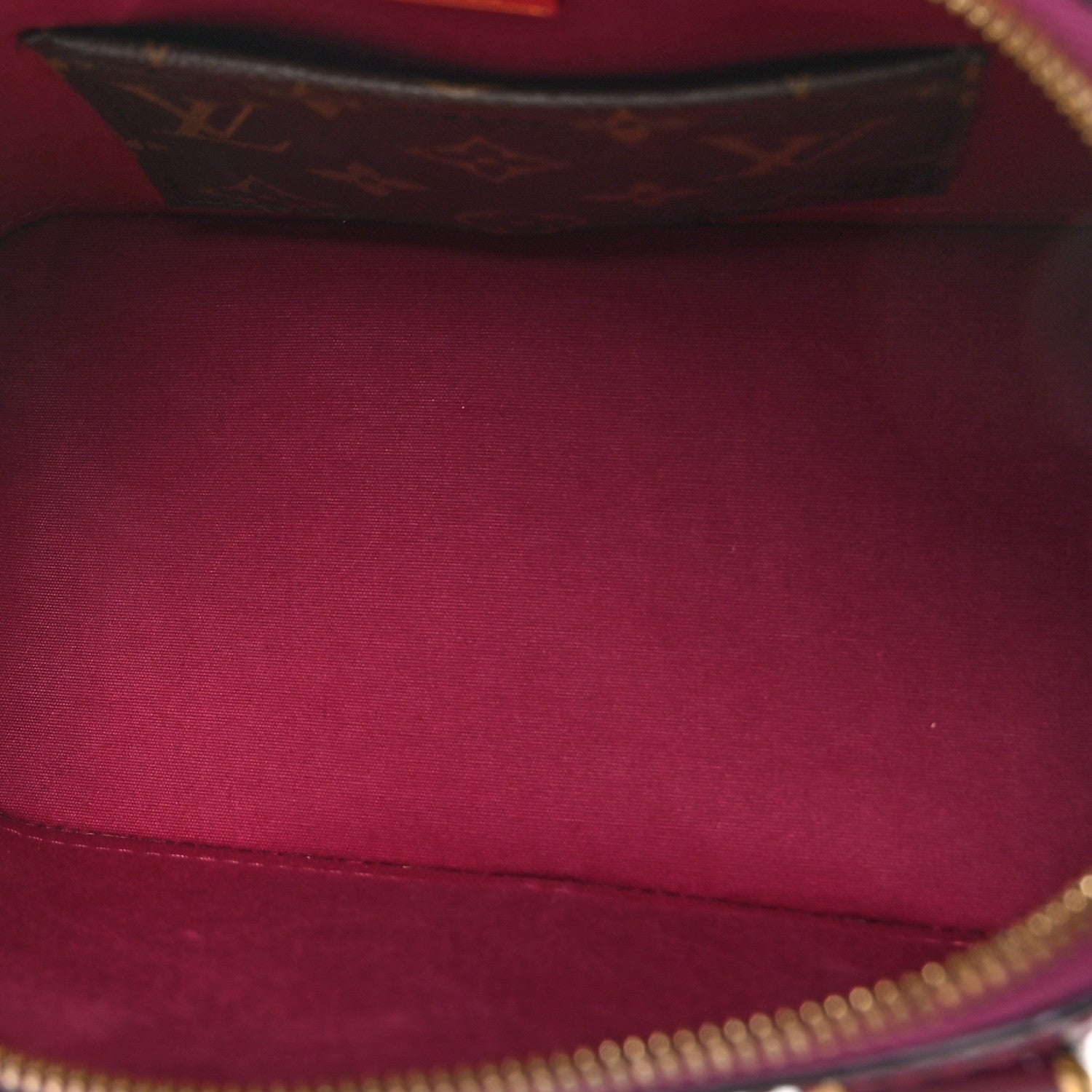 Louis Vuitton LOUIS VUITTON Patent Monogram Alma BB Magenta 5 of 8