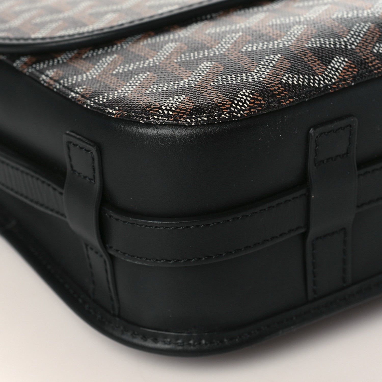 Goyard Goyardine Belvedere II MM Messenger Bag Black 7 of 8