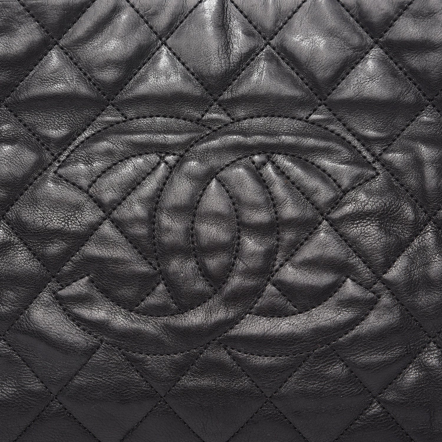 Chanel Calfskin Quilted Small Chain Me Tote Black 8 of 19