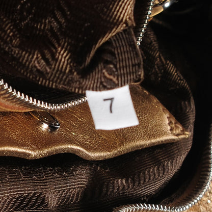 Prada Lace Pizzo S Bowler Gold 8 of 10
