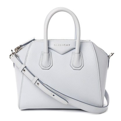 Givenchy Sugar Goatskin Mini Antigona Baby Blue 1 of 10