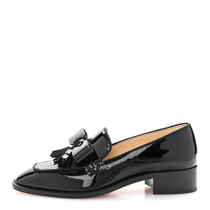 Christian Louboutin Patent Carmela Loafers 36.5 Black 1 of 11