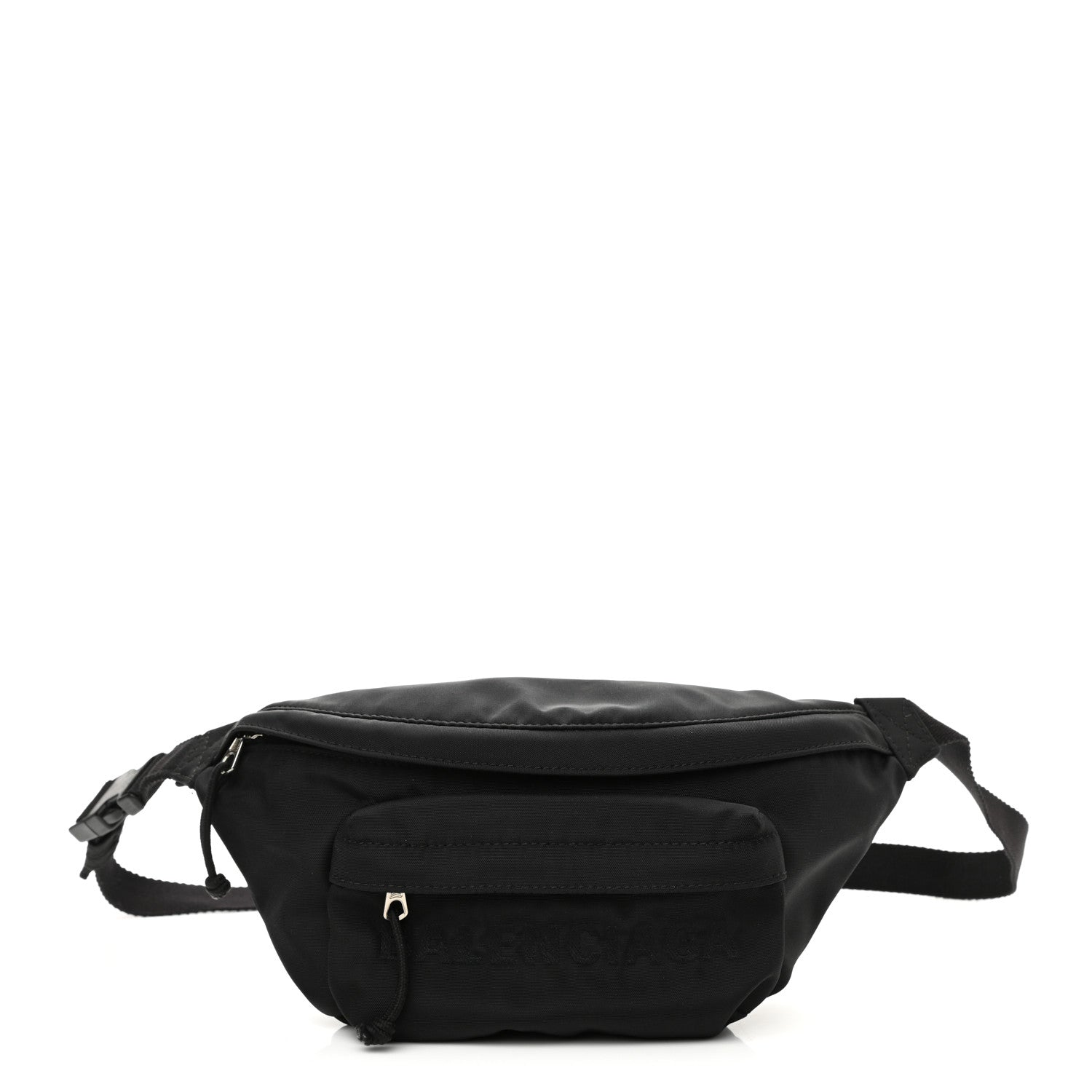 Balenciaga Nylon Wheel Logo Belt Bag Black 1 of 7