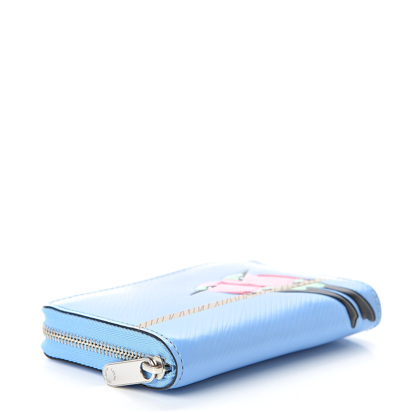 Epi Early Bird Zippy Coin Purse Bleuet