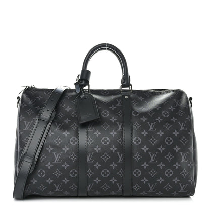 Louis Vuitton Monogram Eclipse Keepall Bandouliere 45 1 of 9