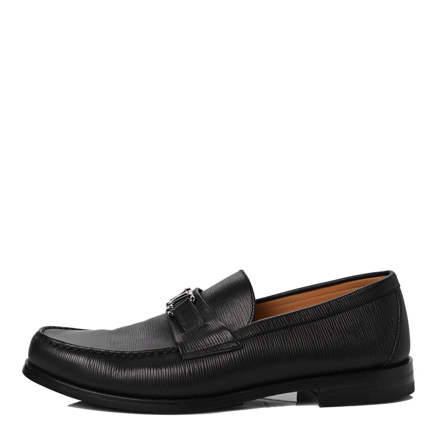 Louis Vuitton Epi Mens Major Loafers 9 Black 1 of 7