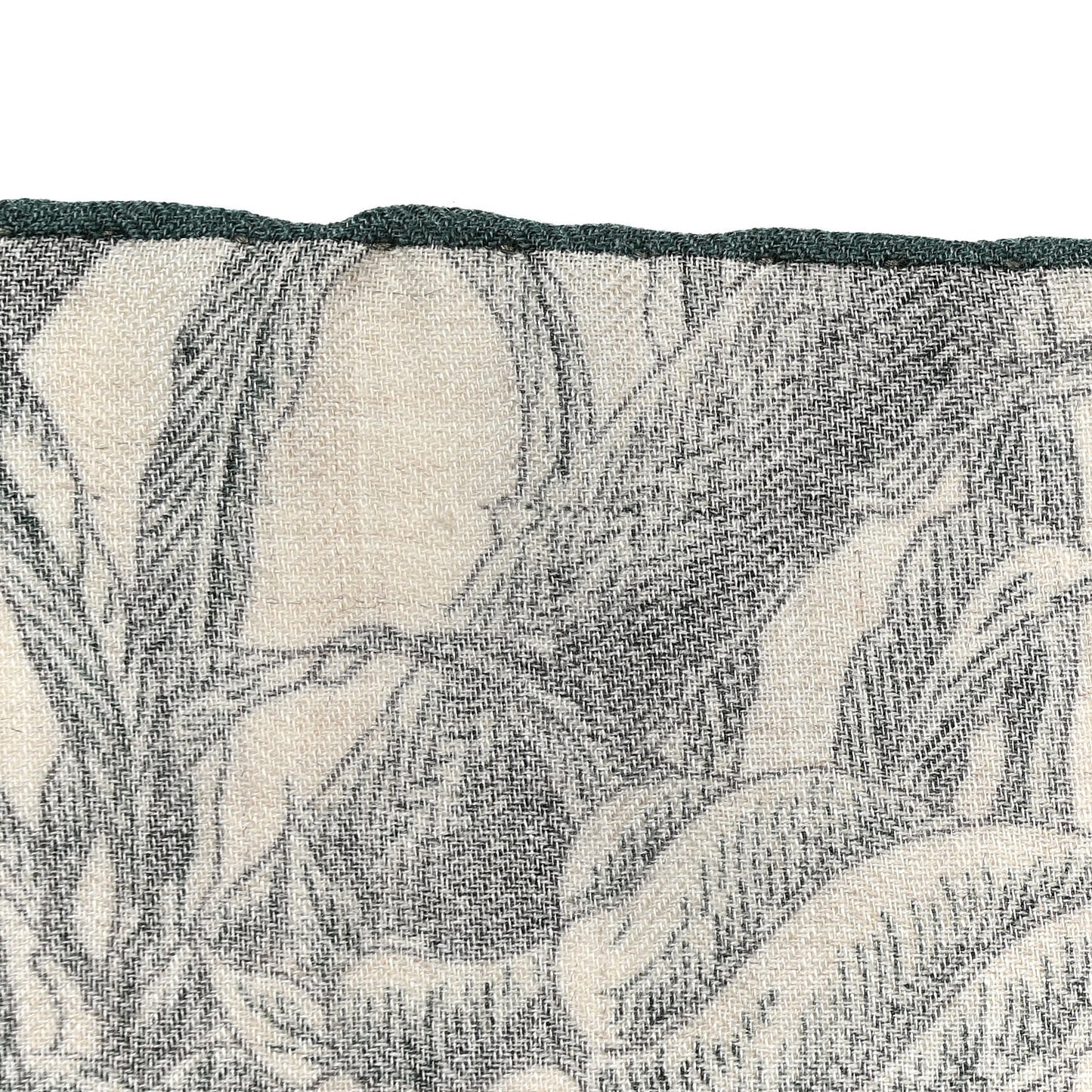 Cashmere Silk All 'Orto Botanico Di Palermo Shawl 140 Vert Loden Naturel Encre