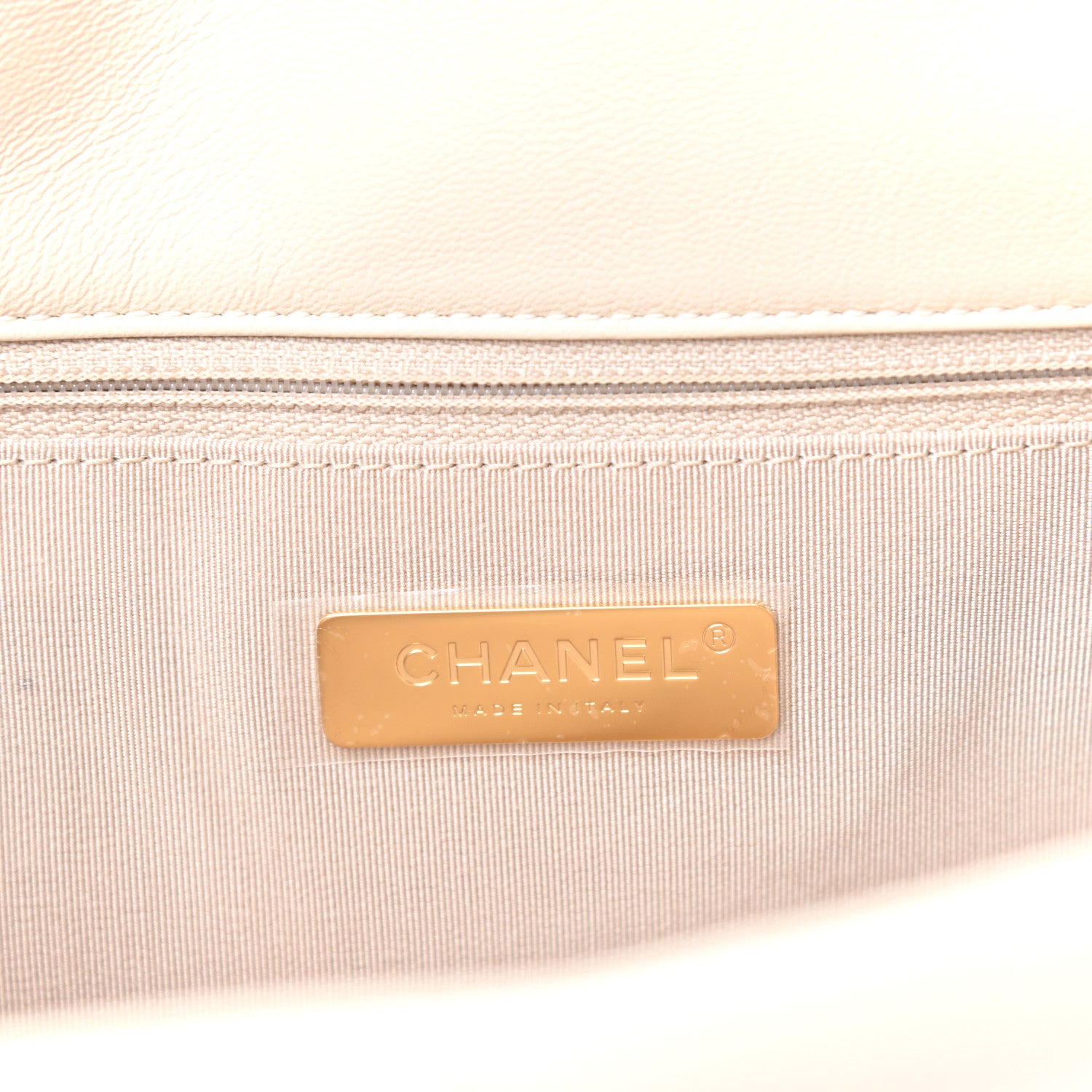 Chanel Lambskin Quilted Maxi Chanel 19 Flap Light Beige 6 of 10