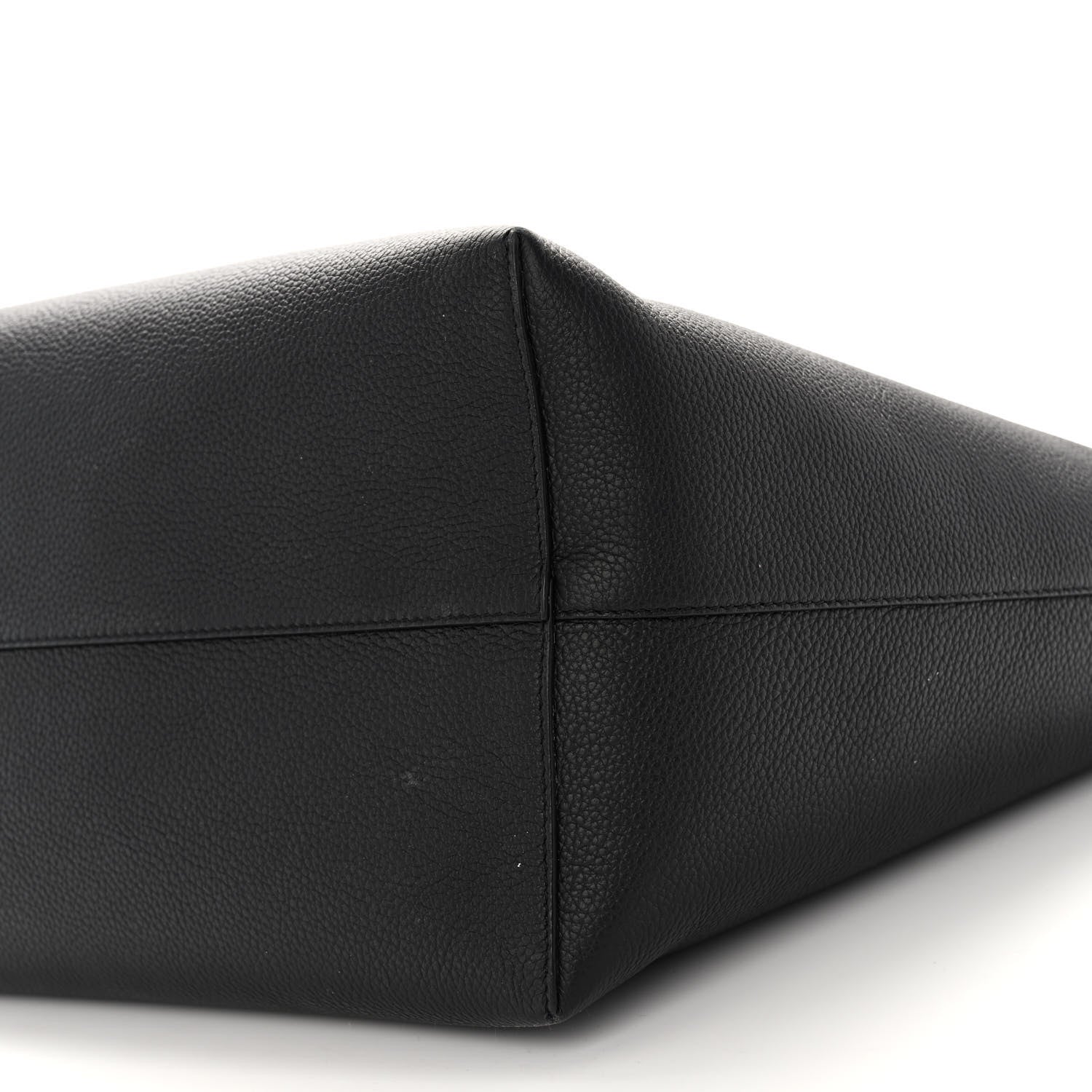Alexander McQueen Grained Calfskin Skull Open Shopper Tote Black 9 of 11