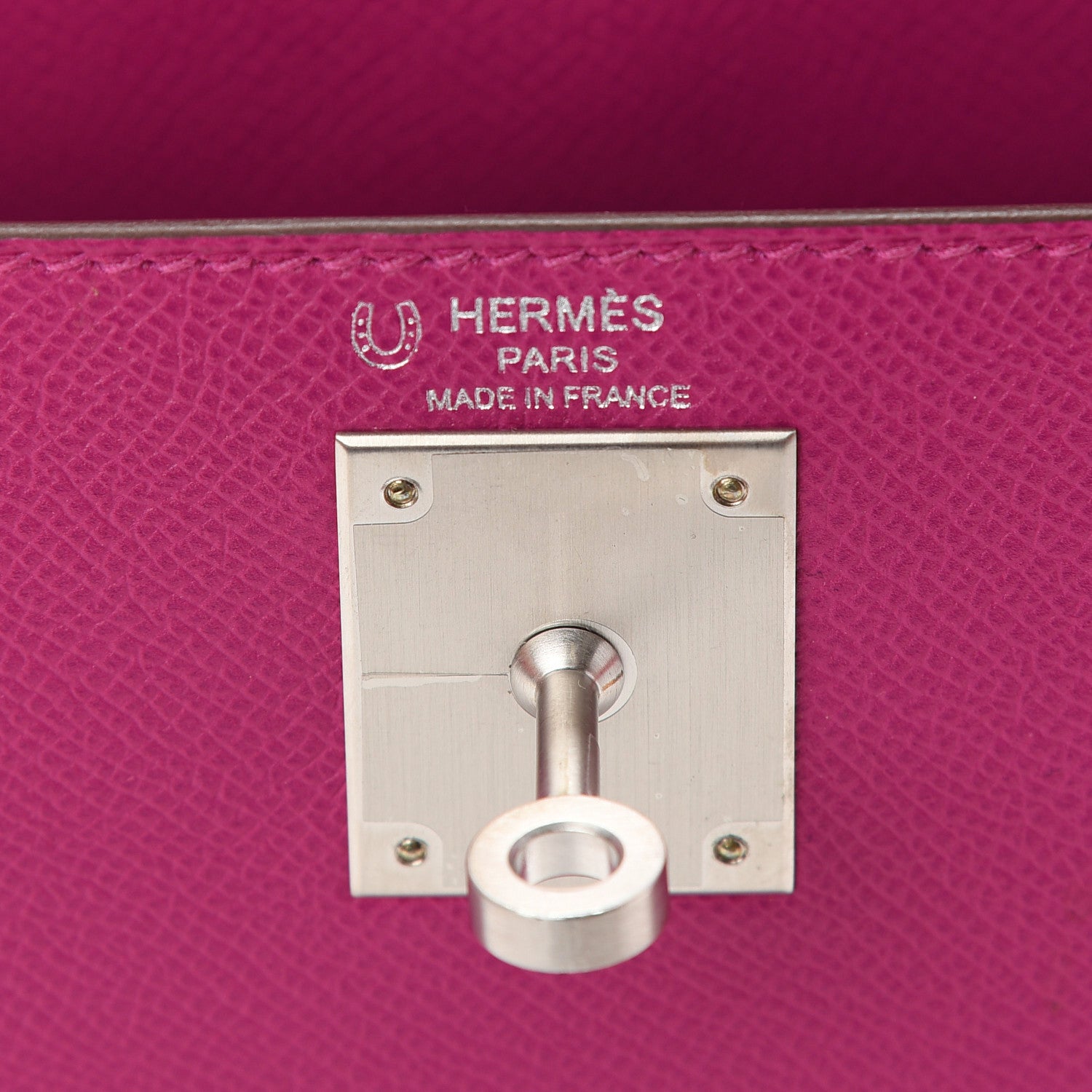 Hermes Epsom Horseshoe Kelly Sellier 28 Rose Pourpre Rose Jaipur 6 of 11