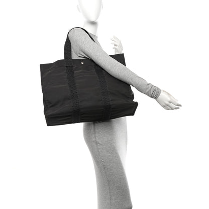 Hermes Canvas Herline Tote GM Grey 2 of 11