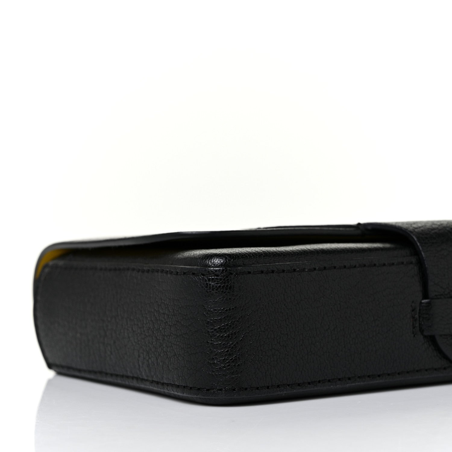 Burberry Grainy Calfskin Equestrian Shield Wallet Black 7 of 10