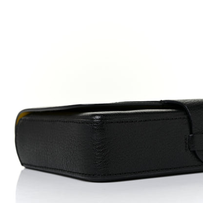 Burberry Grainy Calfskin Equestrian Shield Wallet Black 7 of 10