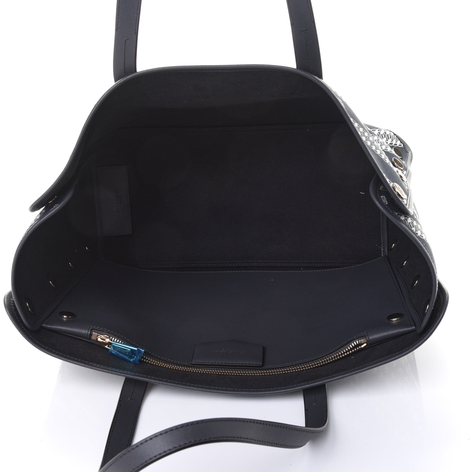 Givenchy Canvas Jacquard Medium Bond Tote Oil Blue 4 of 4