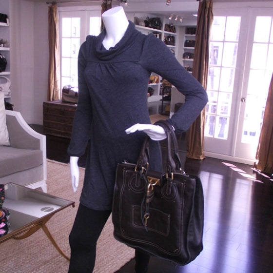 Chloe Leather Paddington LargeTote Brown 2 of 17