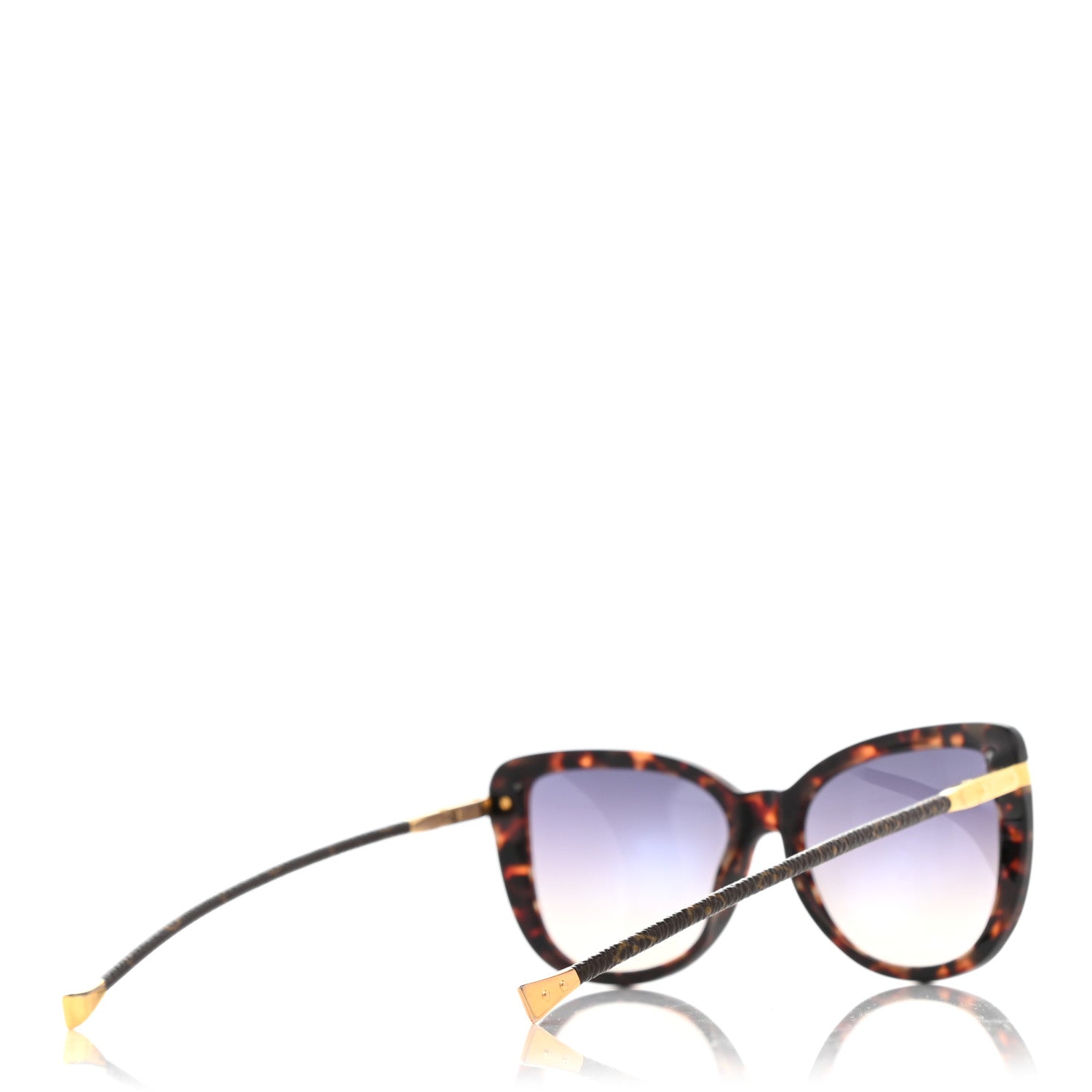 Louis Vuitton Monogram Charlotte Z0629W Sunglasses Dark Tortoise 4 of 9