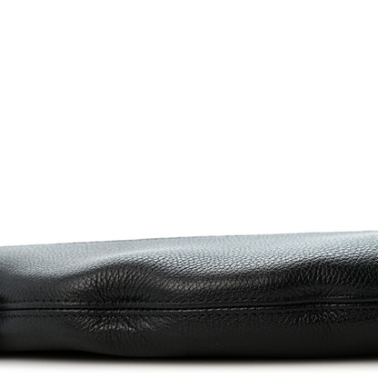 The Row Grained Calfskin Jouve Bag Black 8 of 9