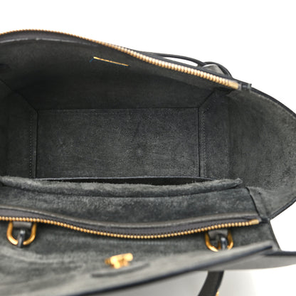 Celine Baby Grained Calfskin Micro Belt Bag Grey 5 of 12