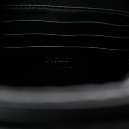 Burberry Calfskin Embossed Monogram Small Camera Bag Black 6 of 9