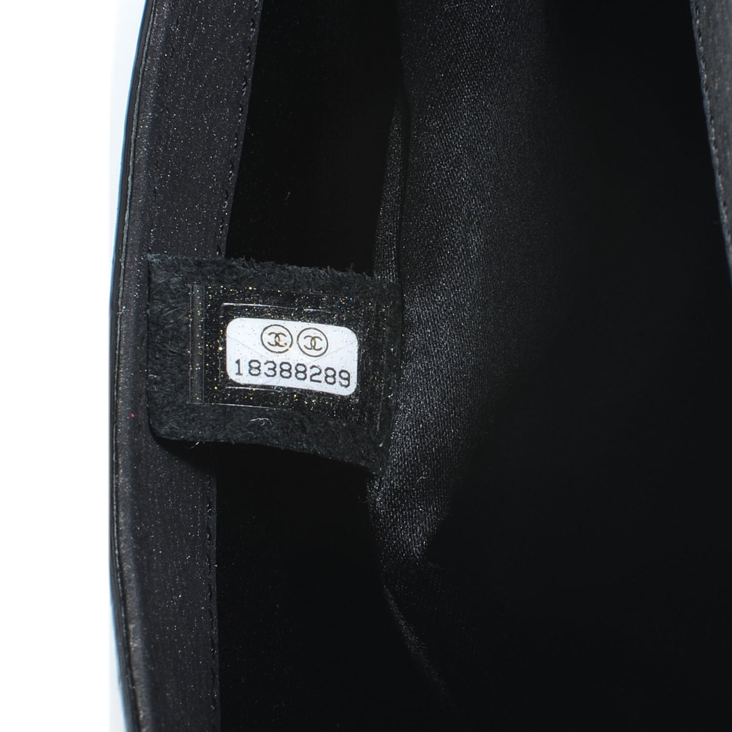 Calfskin Coco Twin Large Flap Black