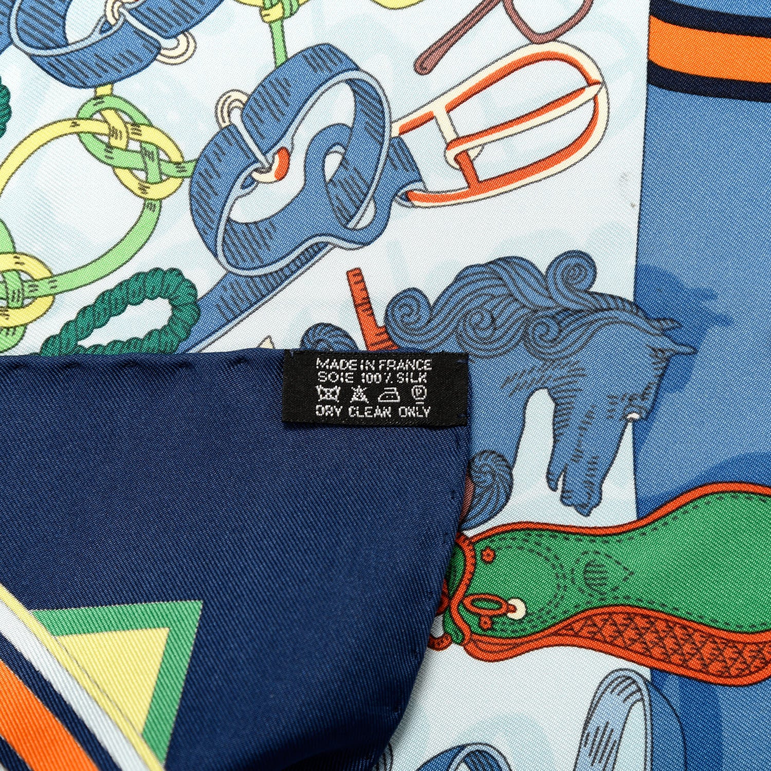 Hermes Silk Bouquets Sellier Scarf 90 4 of 6