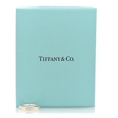 Tiffany Sterling Silver 1837 Makers Narrow Slice Ring 49 5 7 of 7