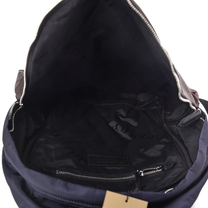 Burberry Nylon Check Print Abbeydale Simple Backpack Dark Forest Green 5 of 9