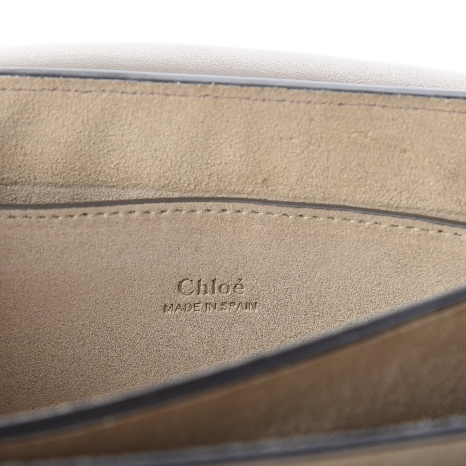 Chloe Suede Calfskin Small Faye Shoulder Bag Motty Grey 9 of 11