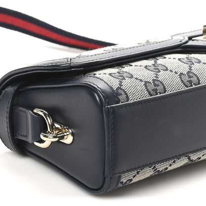 Gucci GG Monogram Small Luce Shoulder Bag Beige Blue 9 of 10