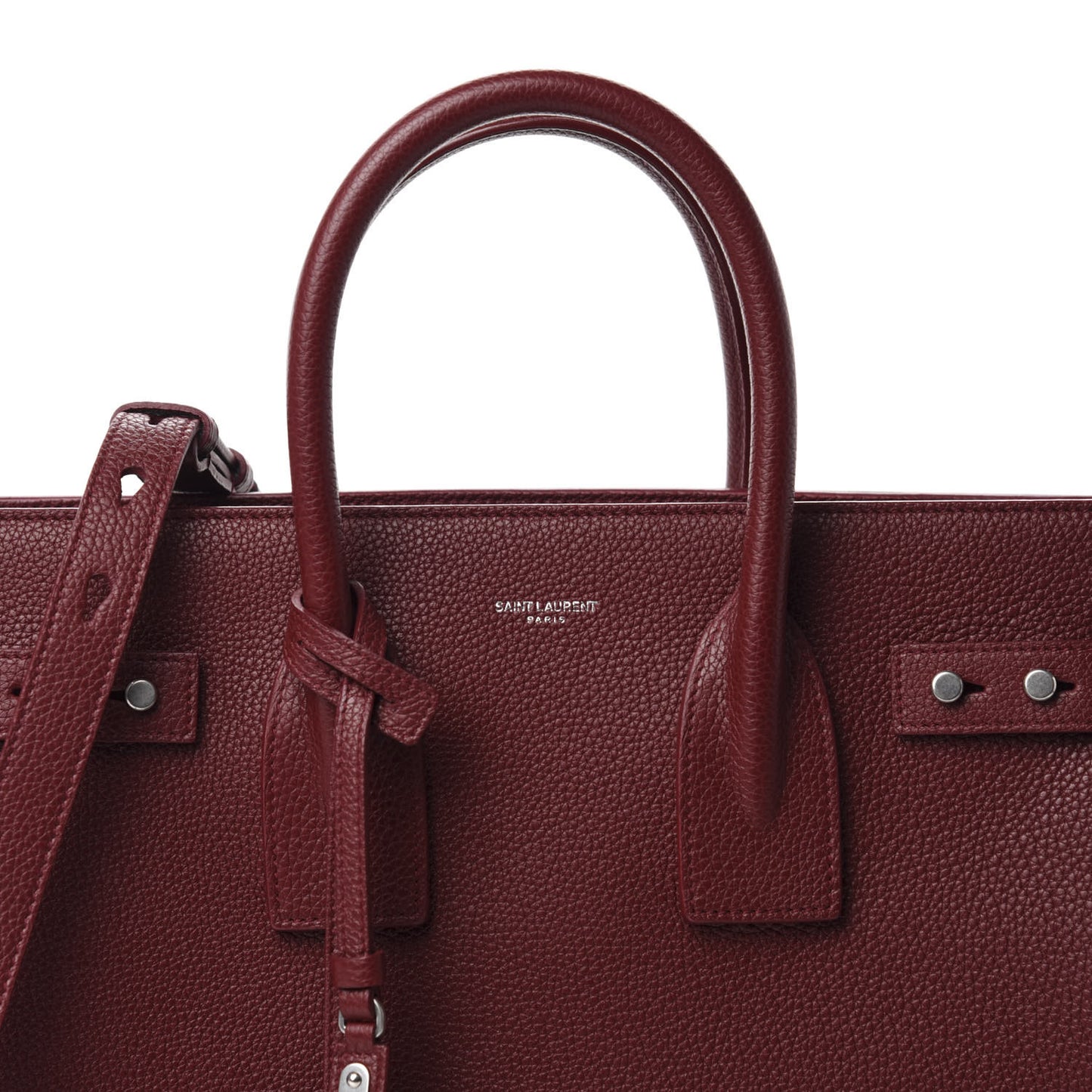 Grained Calfskin Small Supple Sac De Jour Dark Pallisandre