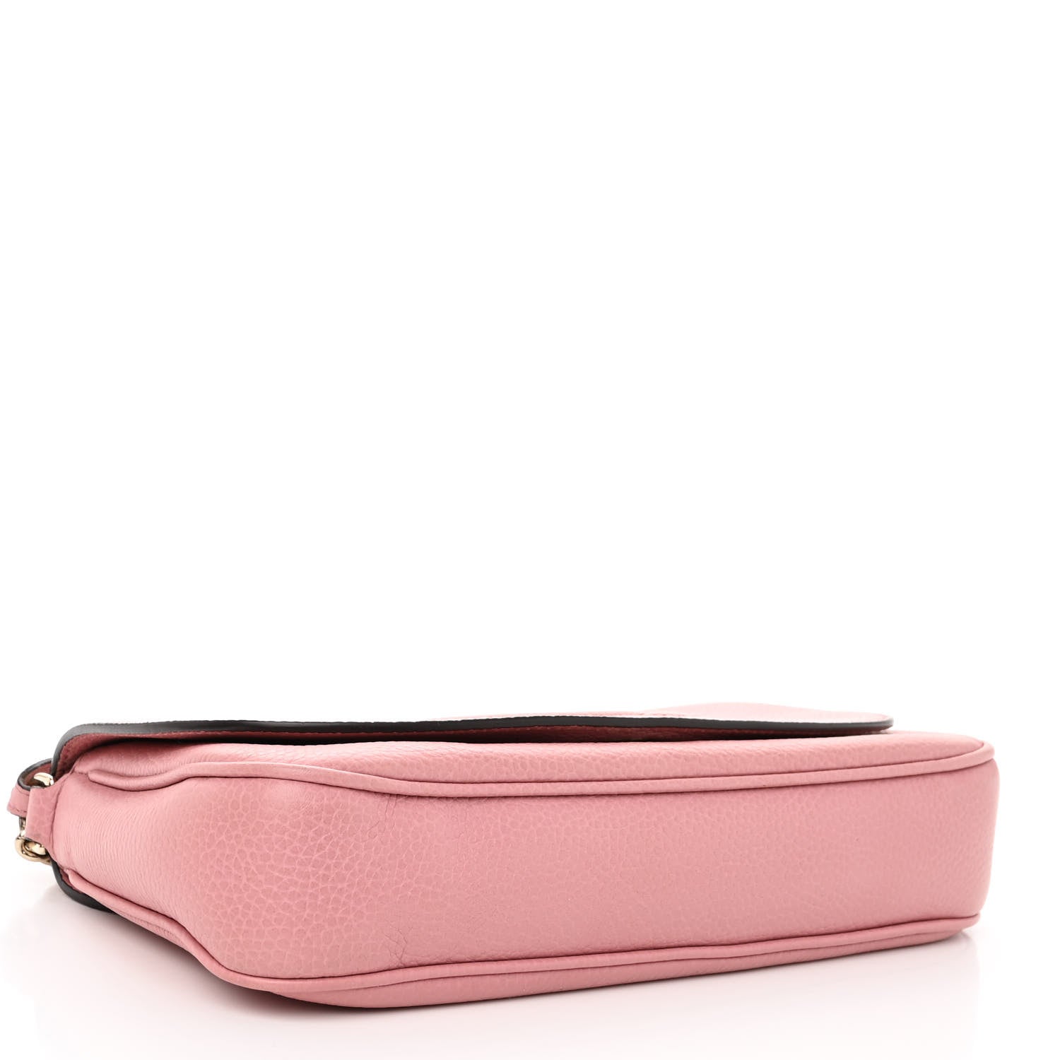 Gucci Pebbled Calfskin Medium Soho Flap Crossbody Pink 4 of 10
