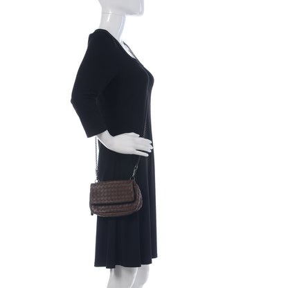 Bottega Veneta Nappa Intrecciato Small Chain Crossbody Ebano 2 of 9