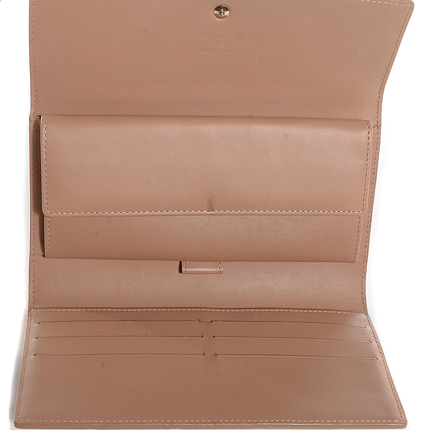 Vernis Porte Tresor International Wallet Noisette