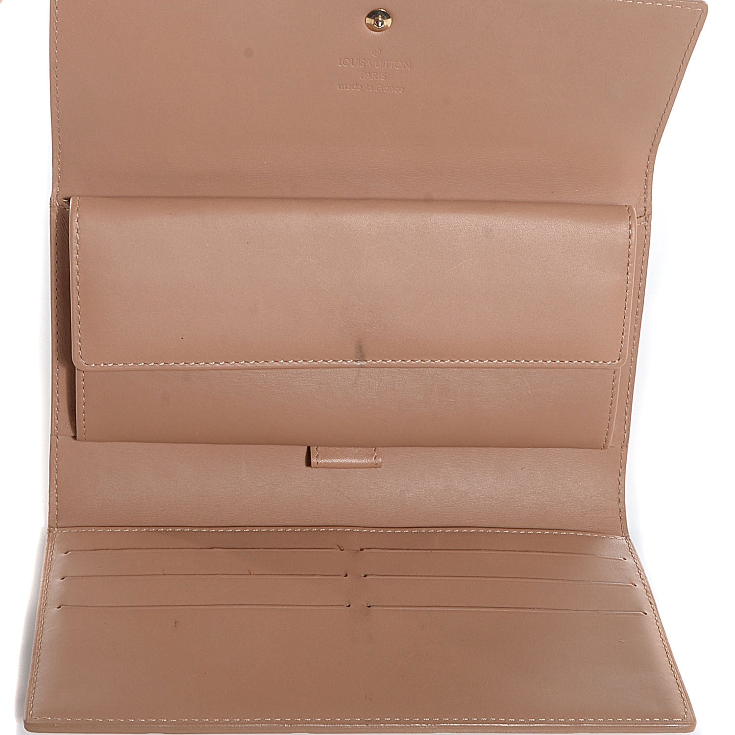 Louis Vuitton Vernis Porte Tresor International Wallet Noisette 6 of 7