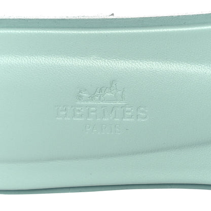 Hermes Epsom Oran Sandals 36.5 Vert Embrun 7 of 10