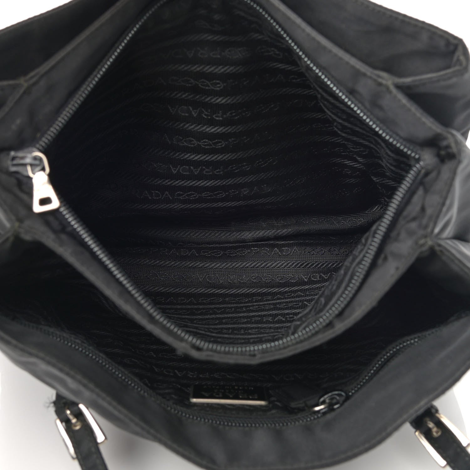 Prada Tessuto Nylon Tote Black 9 of 14
