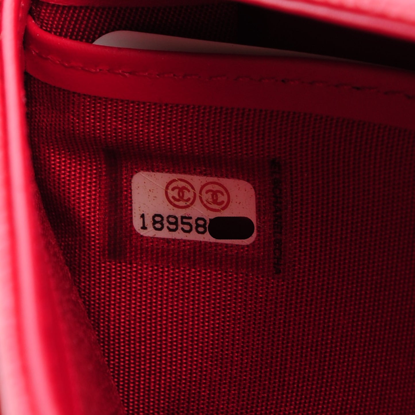 Caviar CC Long Flap Wallet Red