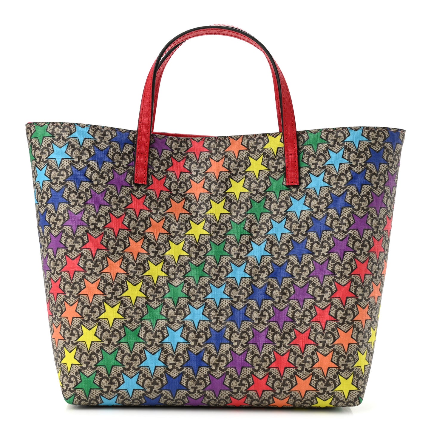 GG Supreme Monogram Childrens Star Print Tote Multicolor