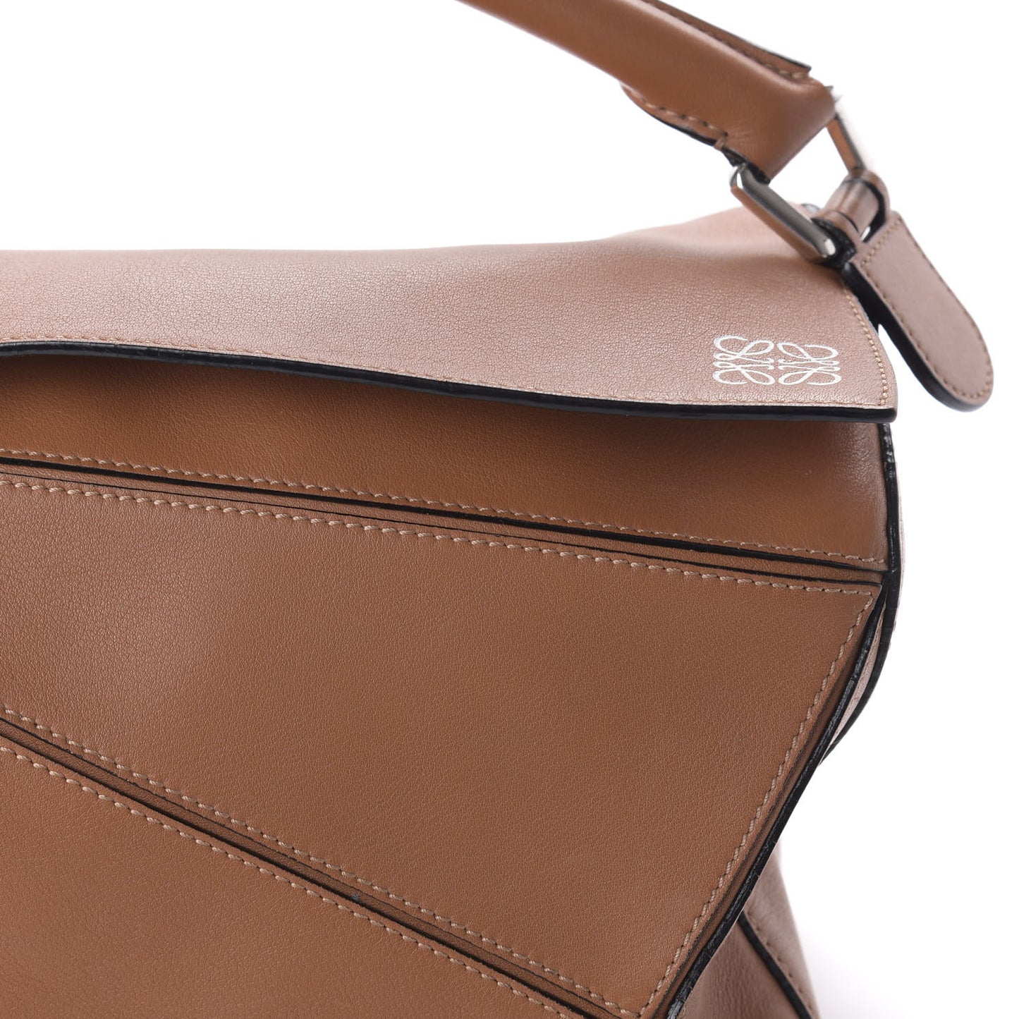 Calfskin Medium Puzzle Bag Tan