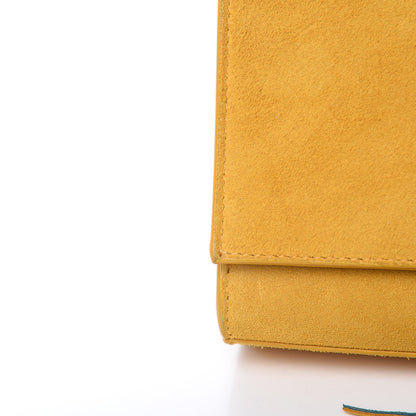 Saint Laurent Suede Medium Classic Monogram Kate Tassel Satchel Saffron Yellow 11 of 16