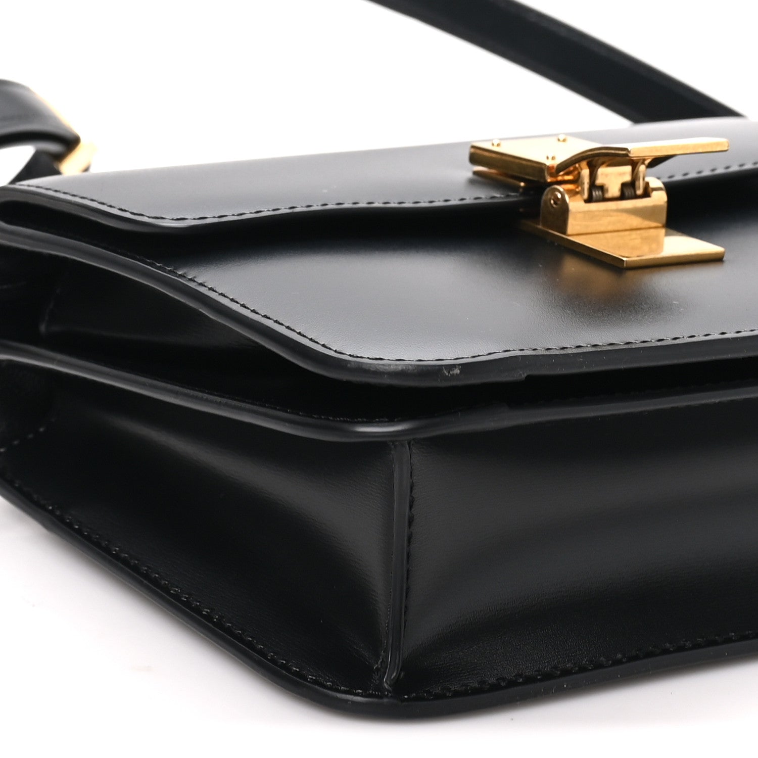 Celine Box Calfskin Teen Classic Box Flap Bag Black 8 of 9