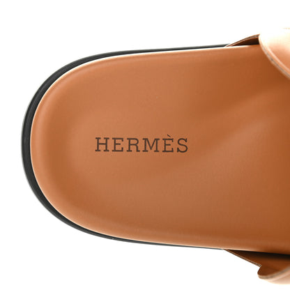 Hermes Nappa Womens Extra Sandals 35 Naturel 6 of 8