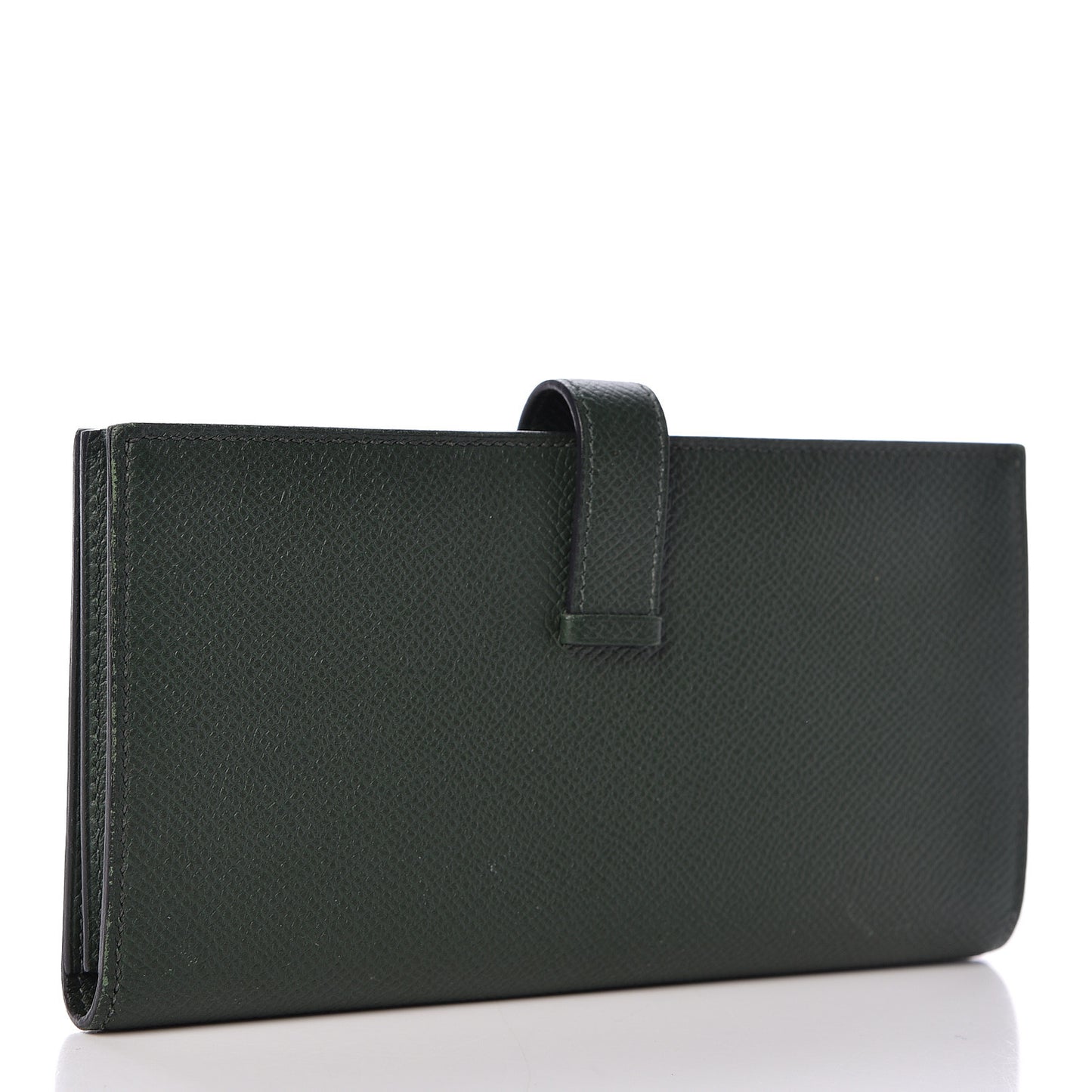 Epsom Bearn Gusset Wallet Vert Anglais